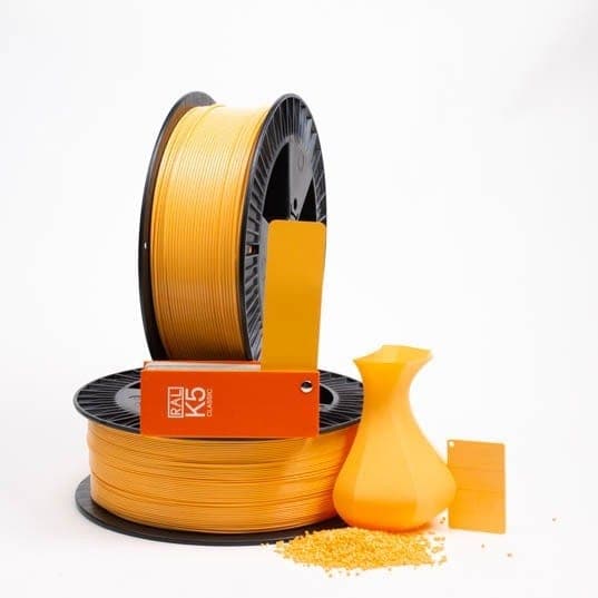 PLA 100022 Saffron yellow RAL 1017 1.75 / 750 1